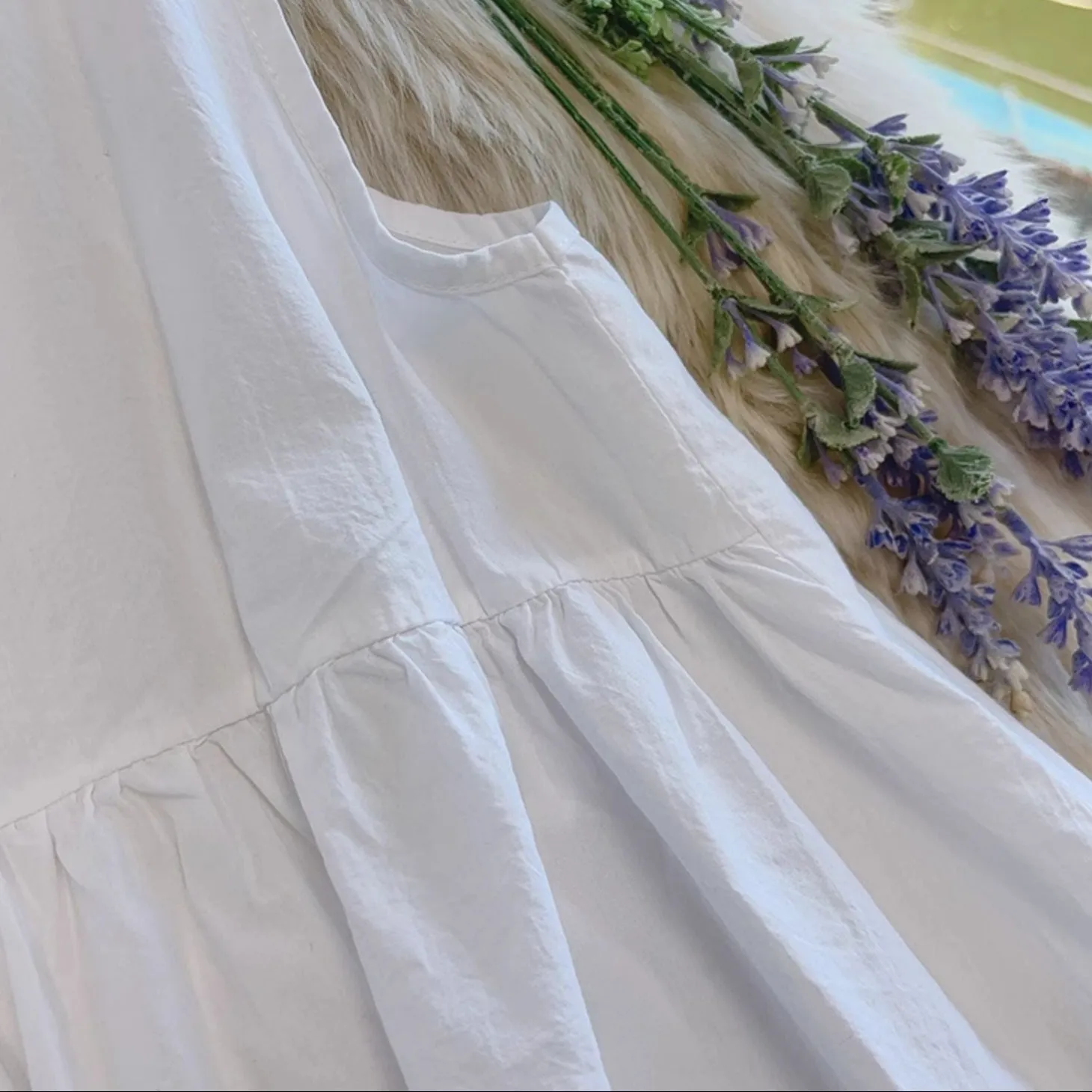 Women Vintage Embroidered Cotton Sleeveless Layered Vest Blouse