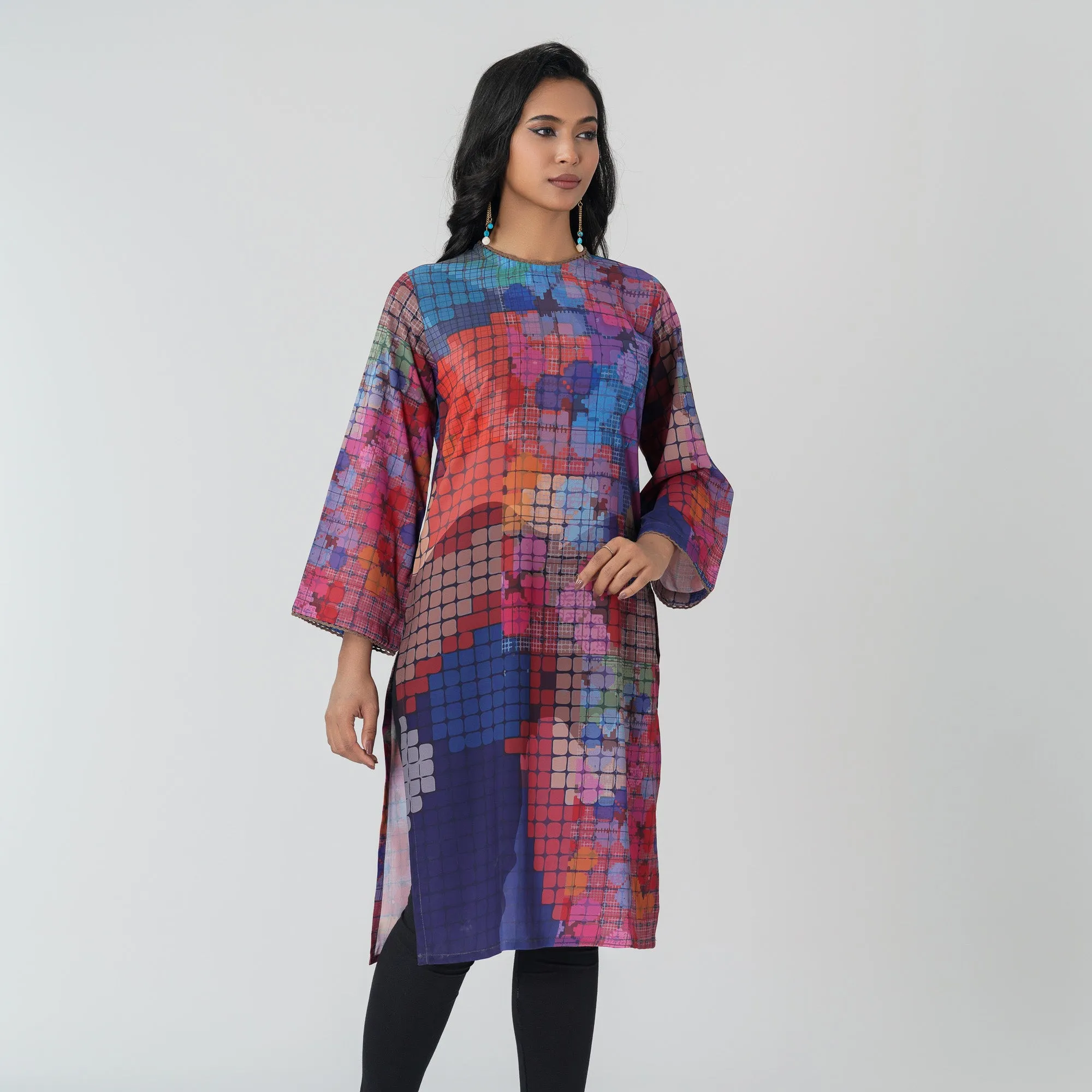 Womens Lace Kurti