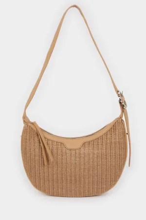 Women's Straw Shoulder Bag
