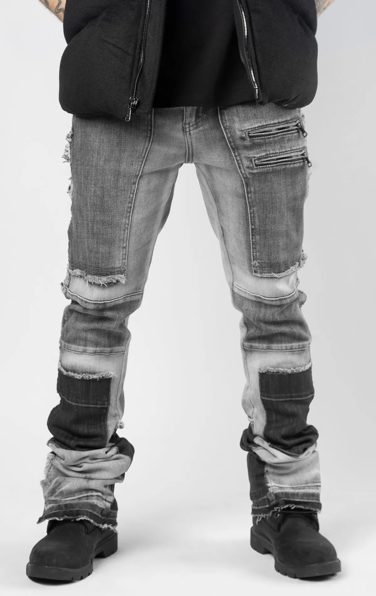 X Mean Stacked Jeans