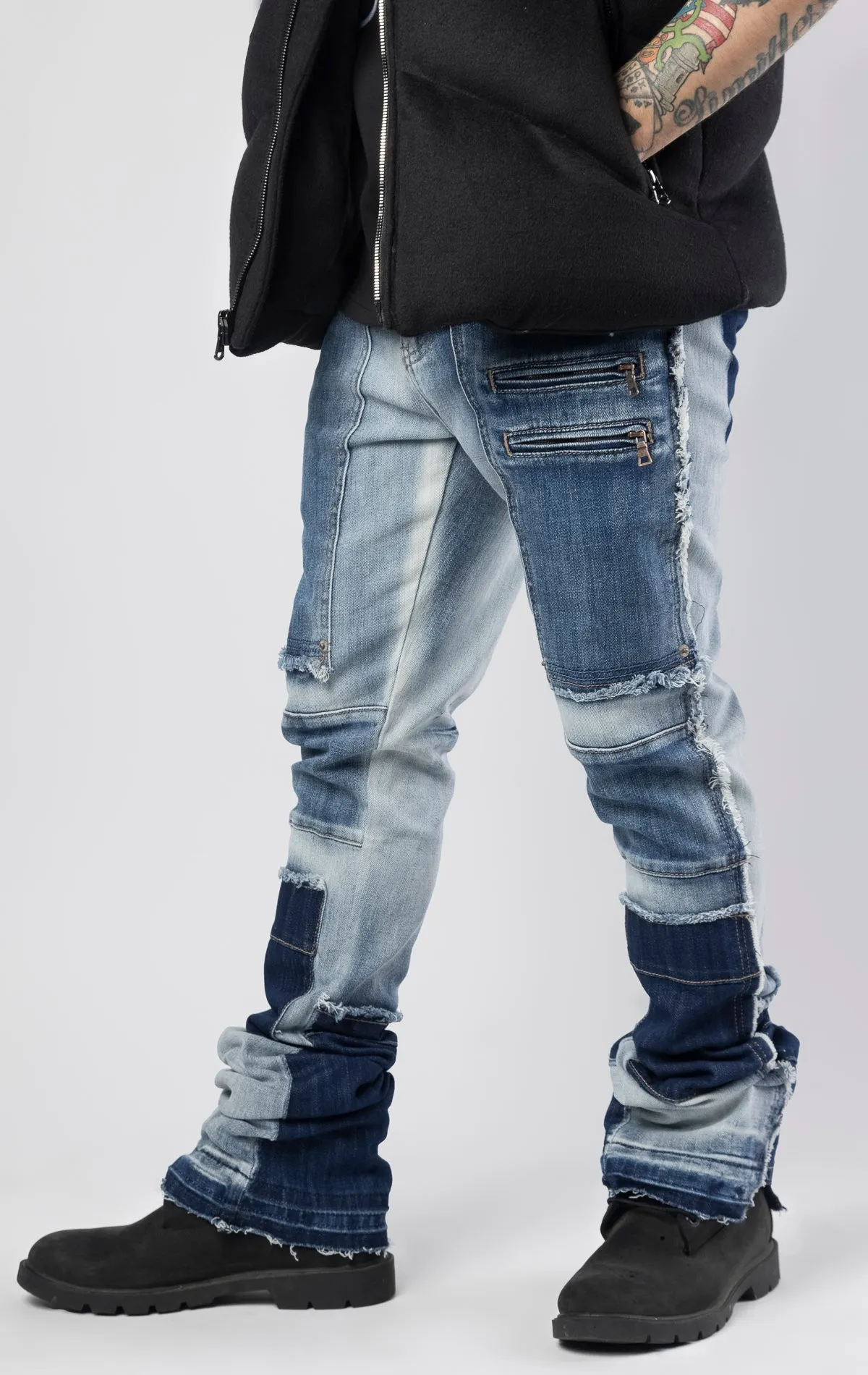 X Mean Stacked Jeans