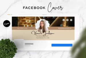 Ximena Facebook Cover Canva Template