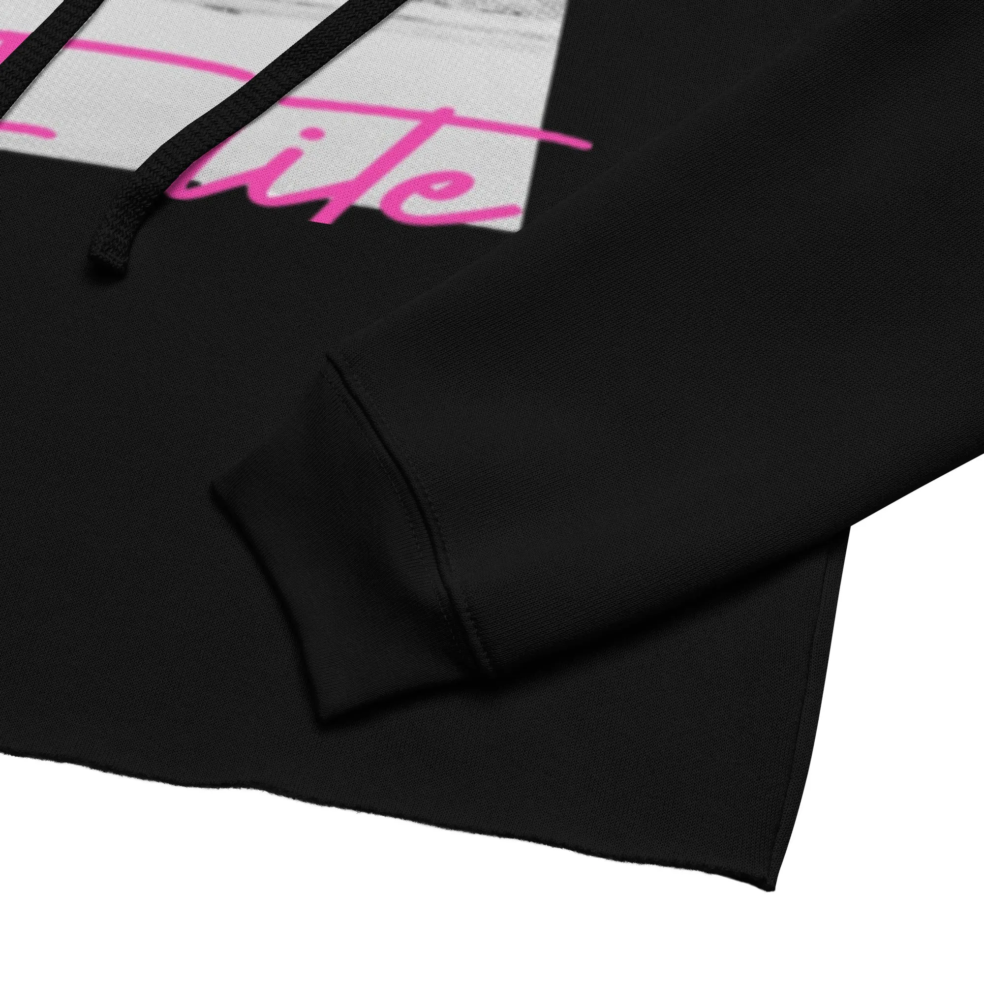 Young-Elite Comfortable Crop Hoodie with Signature Logo