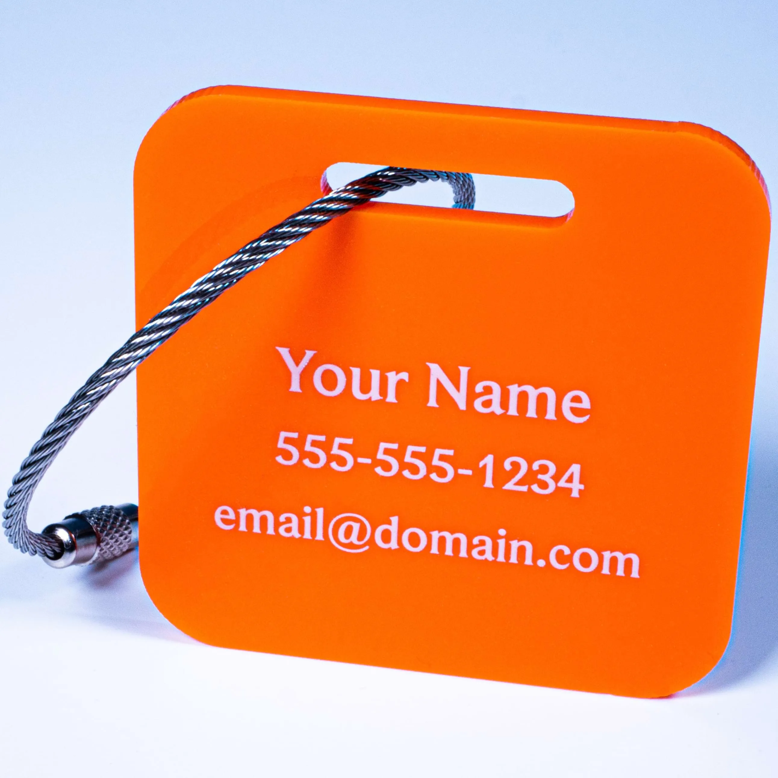 Your Logo Custom Tags - 6 Pack