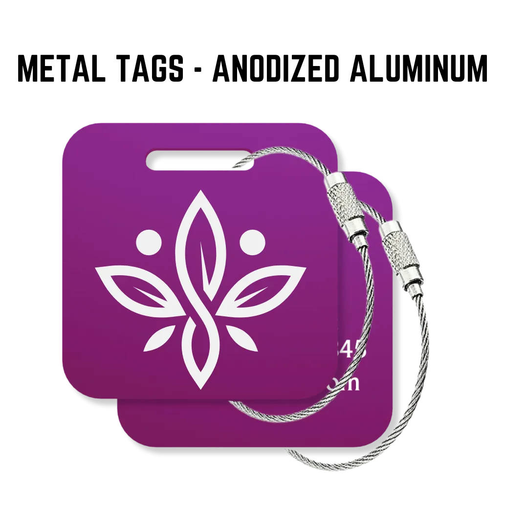 Your Logo Custom Tags - 6 Pack