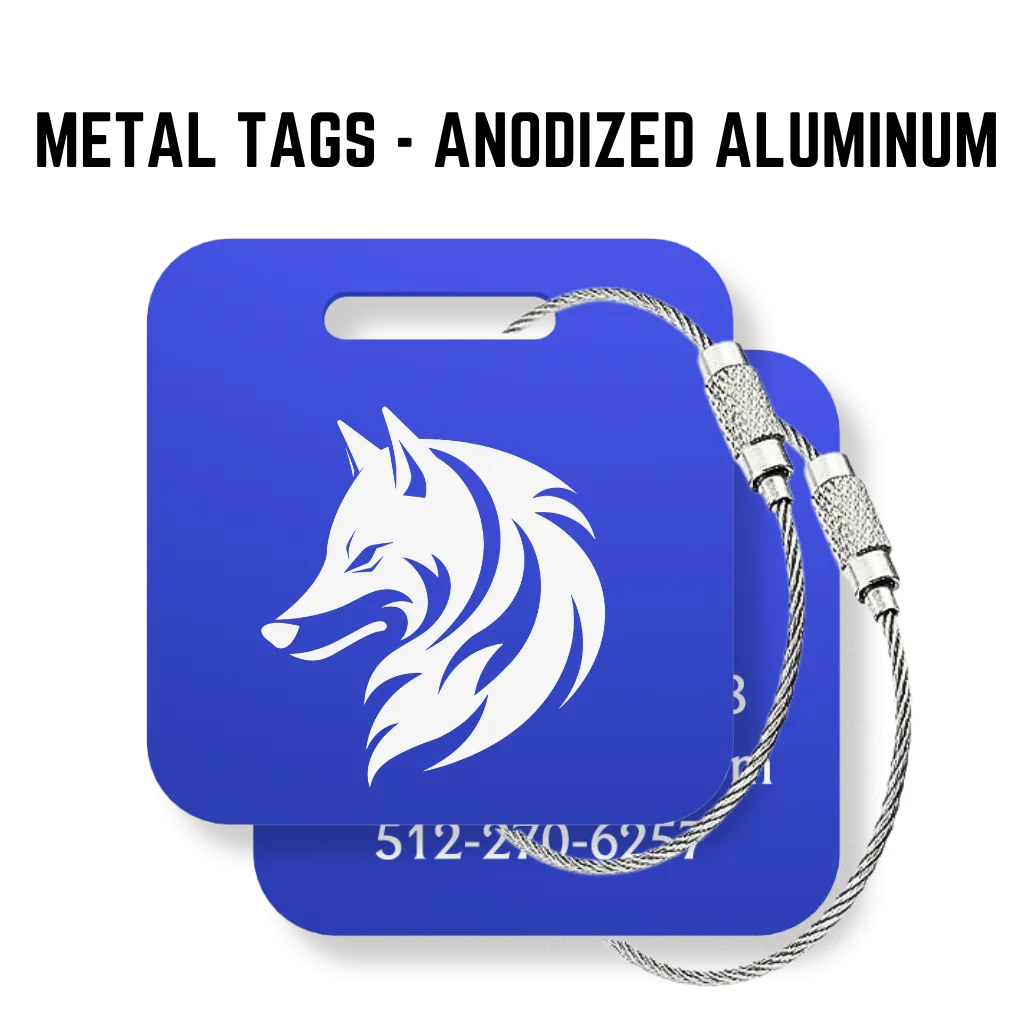 Your Logo Custom Tags - 6 Pack