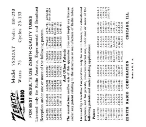 ZENITH-7S242AT