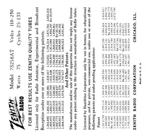 ZENITH-7S258AT