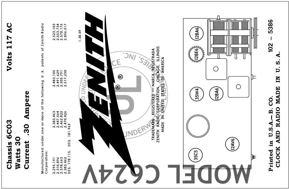 ZENITH-C624V