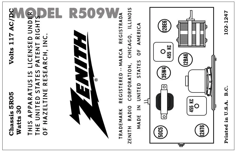ZENITH-R509W