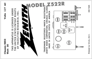 ZENITH-Z522R